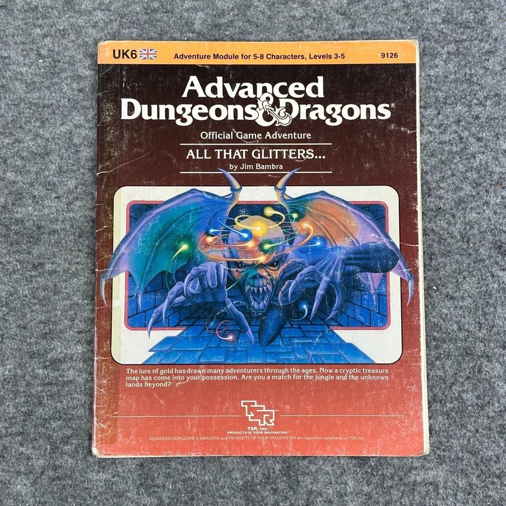 AD&D Module UK6 All That Glitters... TSR 9126 - 1984