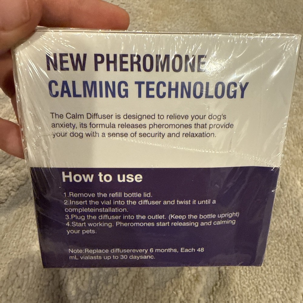 Calming Diffuser Kit for Dog. 6 in 1 Kit Appeasing Pheromone Diffuser. New.