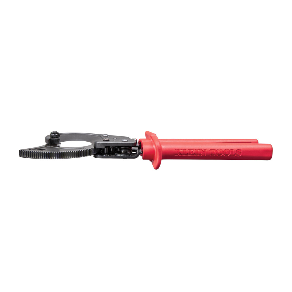 Klein Tools 63060 Ratcheting Cable Cutter, Red