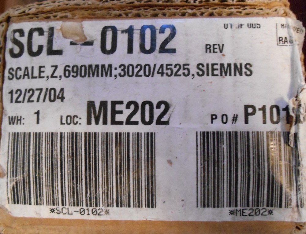 Heidenhain Corp LS186C Linear Encoder Scale 690mm Scale Z