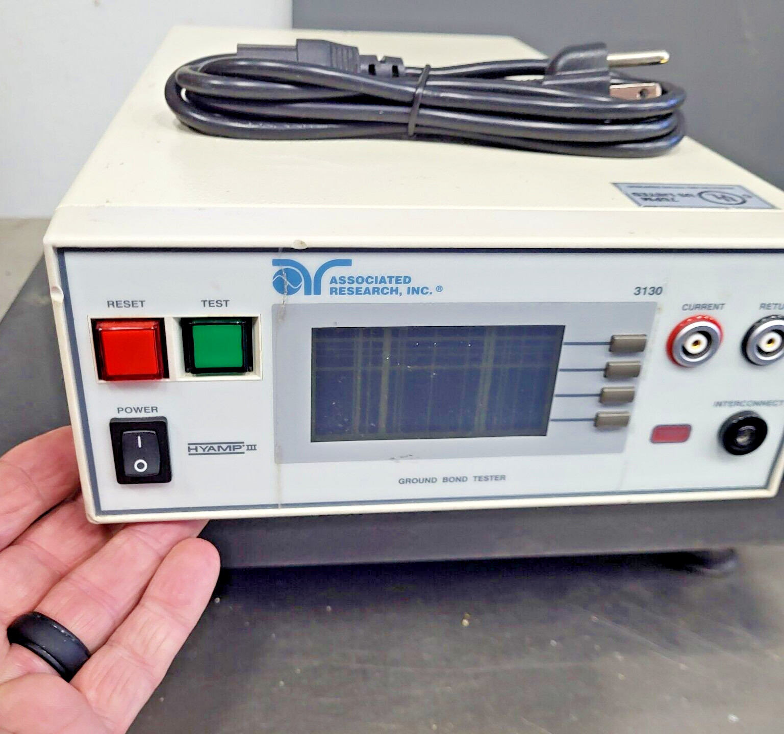 Associated Research HYAMP lll 3130 Ground Bond Tester (see pic #2)