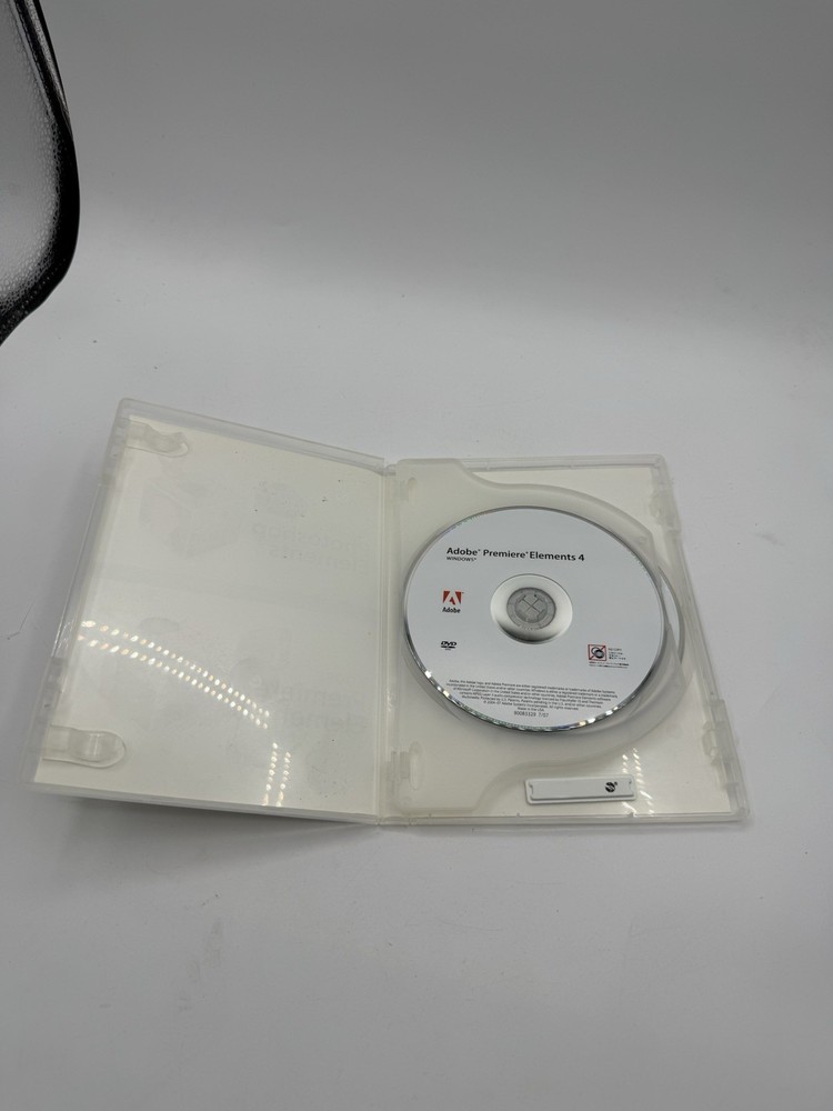 Adobe Photoshop Elements 6 & Premiere Elements 4 Disks w/ Serials
