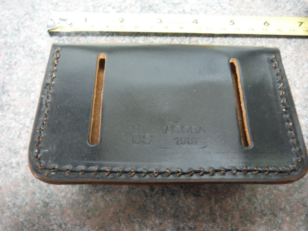 U.S. Army Leather 1987 Dated Agora First Aid Pouch