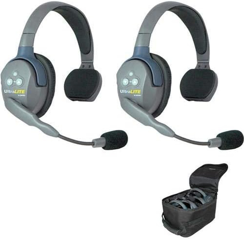 UL2S Ultralite 2-Person System, Includes Single-Ear Master Headset and Single-Ea