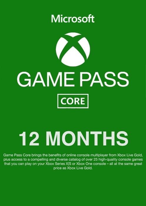 Xbox Game Pass Core 12 Month