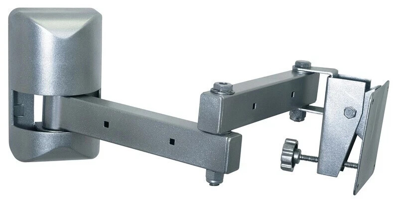 VMP LCD-1 Silver Multi Configurable Small Flat Panel Wall Mount,