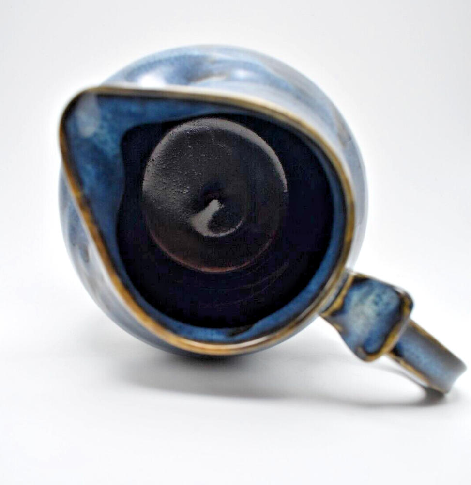 Glazed Pottery Pitcher - Signed and Dated by Carrie Dugovic