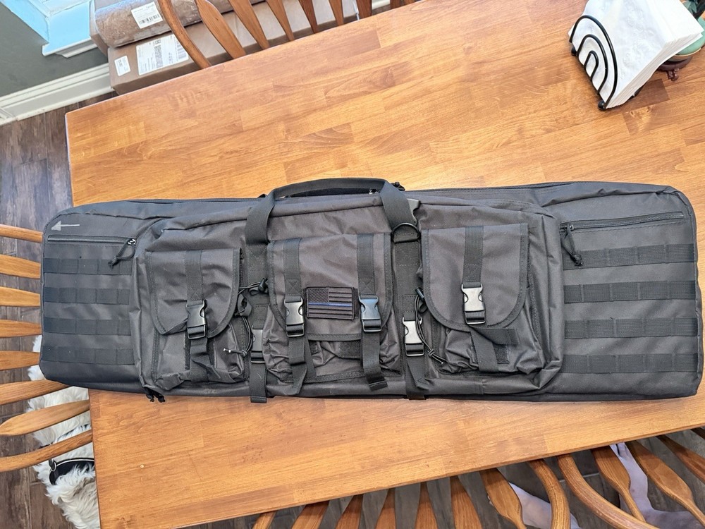 42” Tactical Double Soft Bag Backpack Strap Padded Shoulder Strap Adjustable