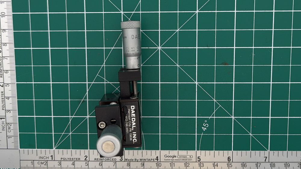 Parker Daedal XY 1" Linear Micrometer Stage