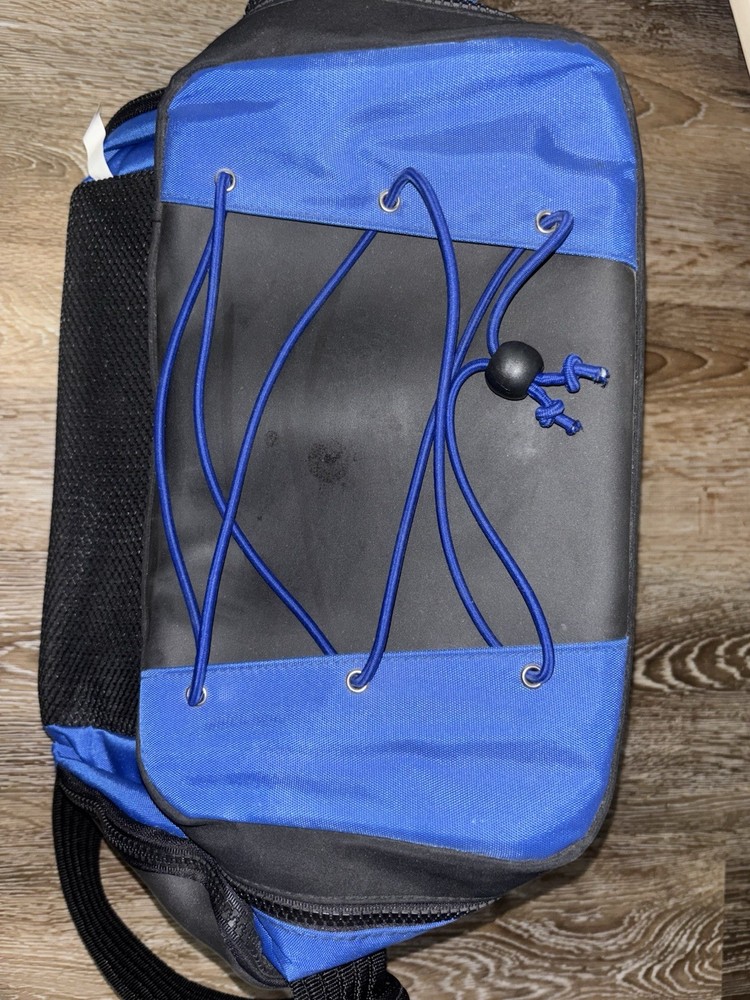 Glacier Gear Small Collapsible 6(six) Pack Cooler With Carrying Strap - Blue