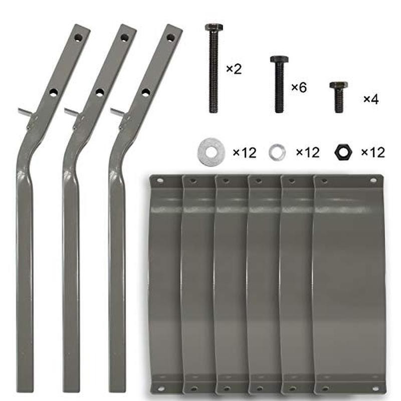 Adjustable Deer Feeder Mounting Kit New 55 Gallon Barrel Easy Setup Hardware