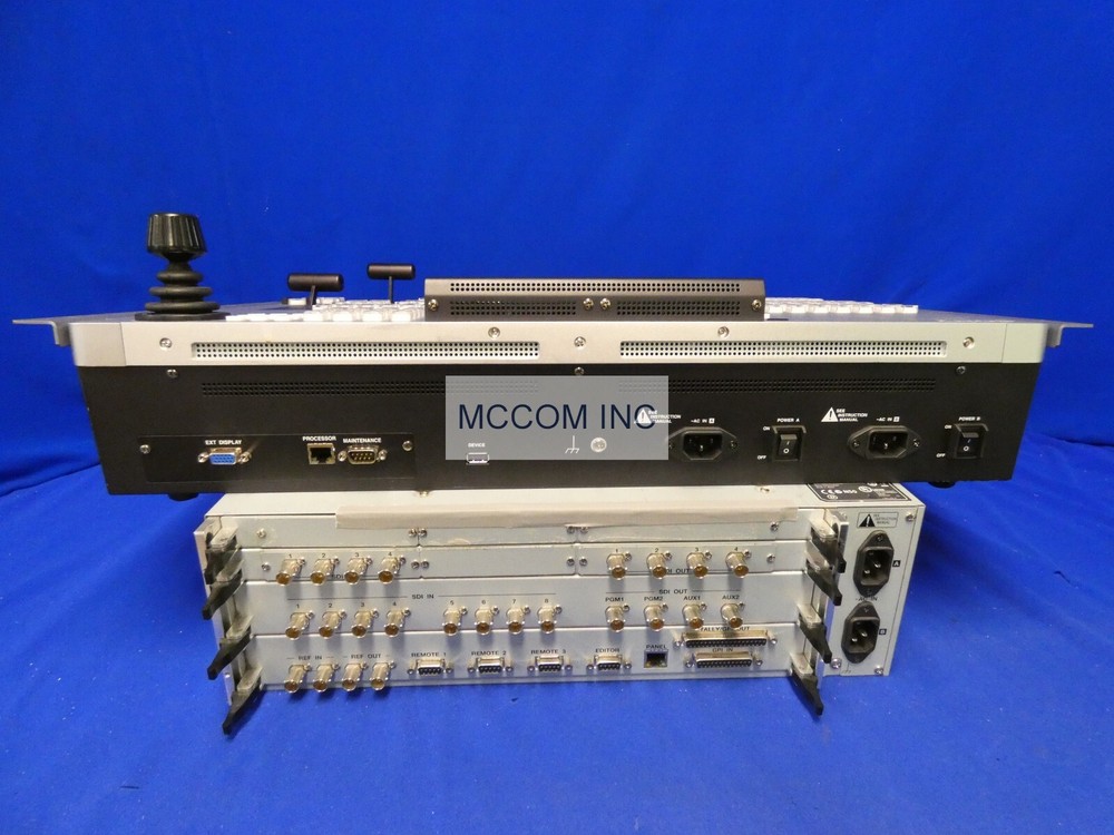 Sony DFS-900M Multi-format Switcher w/ BKDF-902 1.5ME Control Panel AS IS/ Parts