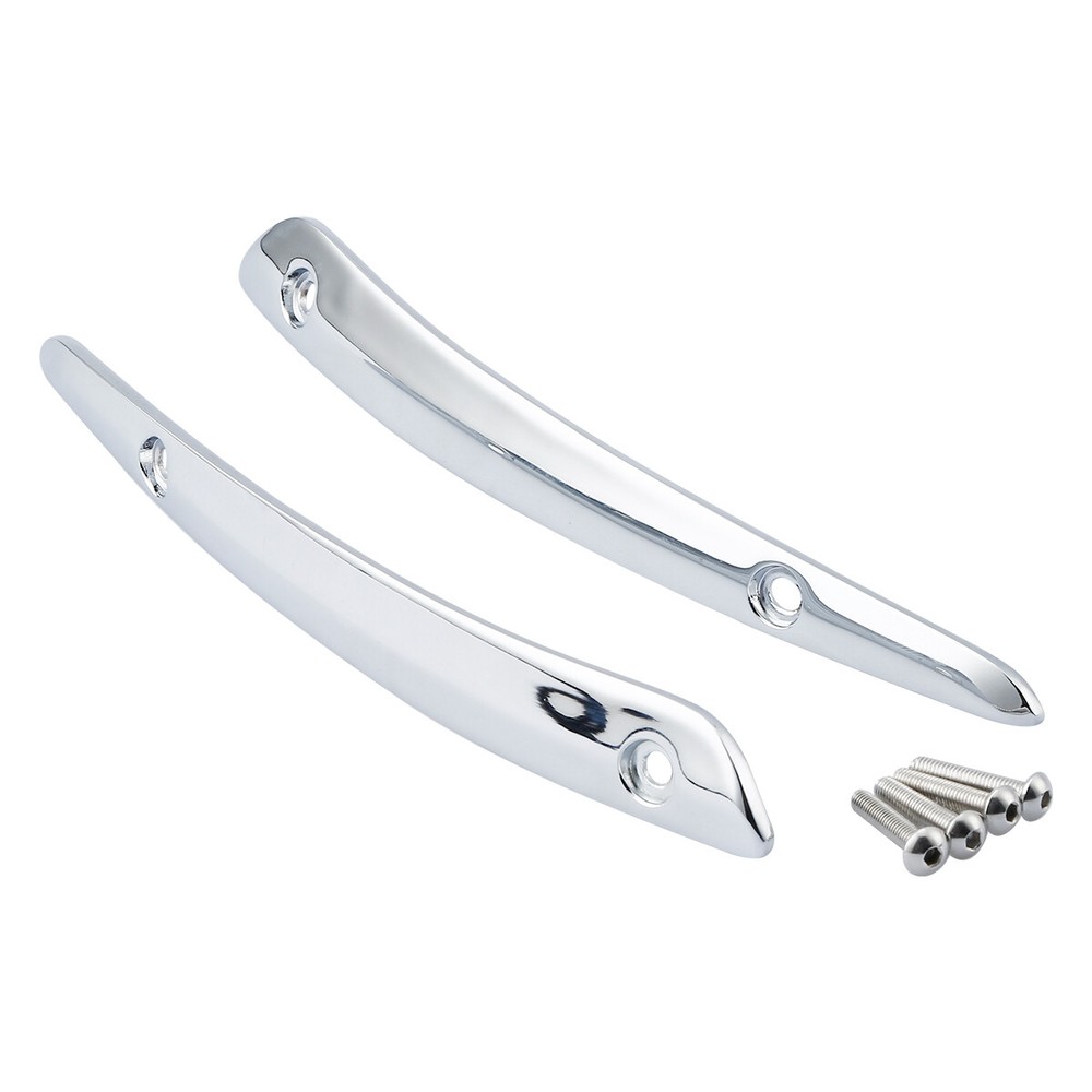 Chrome Split Windscreen Windshield Side Trim Fit For Harley Road Glide 2015-2022