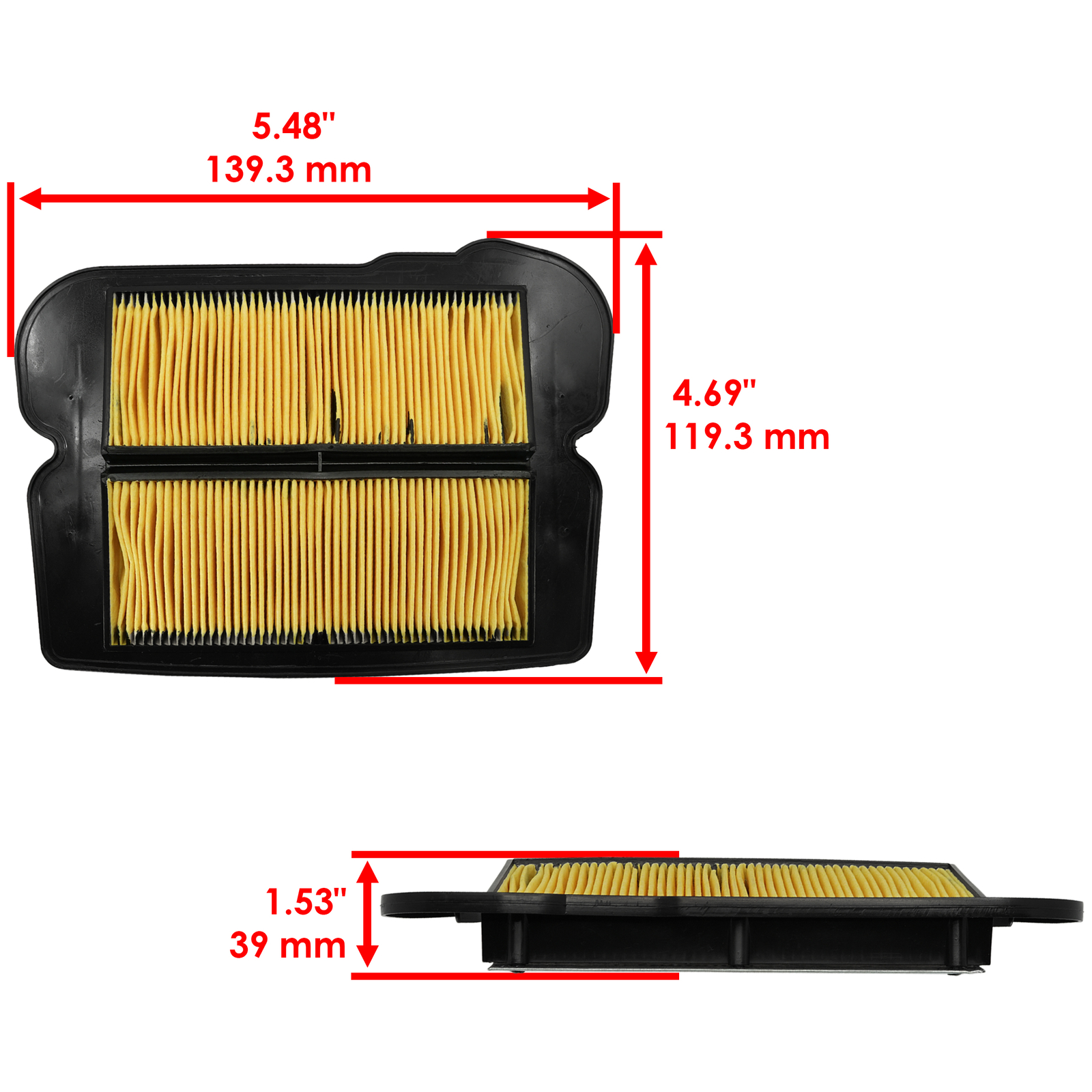 Air Filter For Honda GL1500 GL1500Se GL1500I GL1500A Goldwing 1520 1988-2000