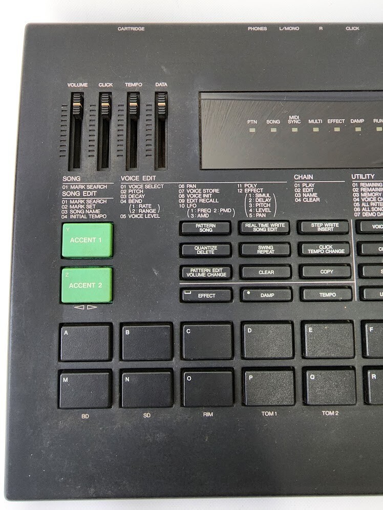Yamaha RX7 Digital Rhythm Machine Programmer