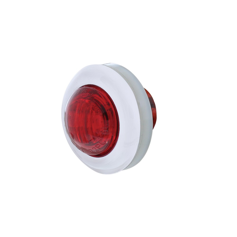 3 LED Dual Function Mini Auxiliary/Utility Light w/ Bezel - Red LED/Red Lens
