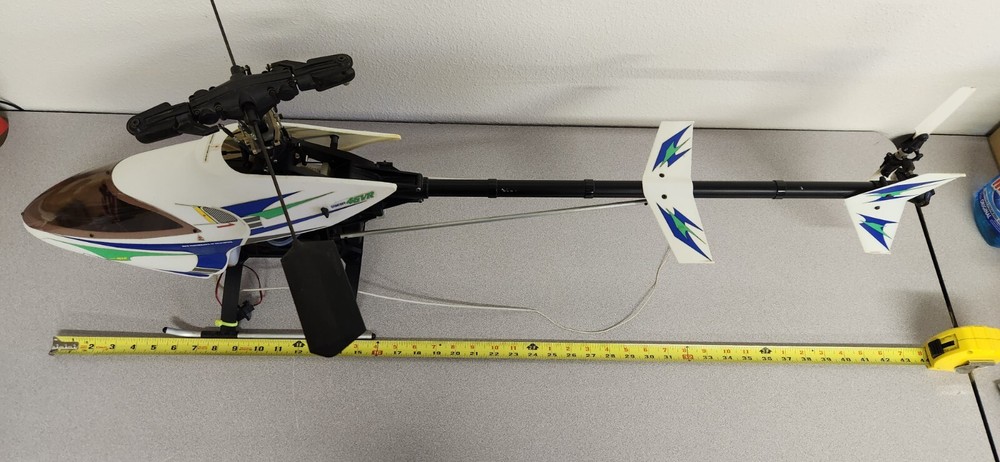 Kyosho Concept 46VR Remote Control Helicopter With OS Max FX 46 Engine *READ*