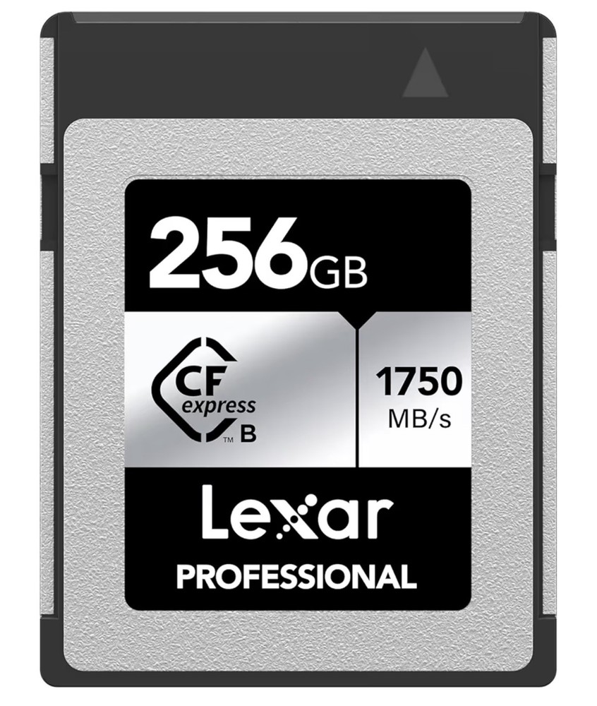 Lexar 256GB Professional CFexpress Type B Silver Series Memory Card