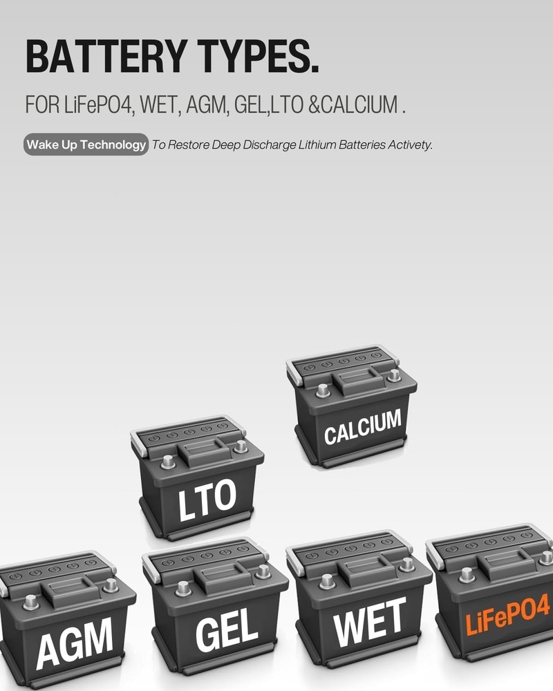 Solar Charge Controller Waterproof, 40A Solar Panel Regulator with Temp Senso...