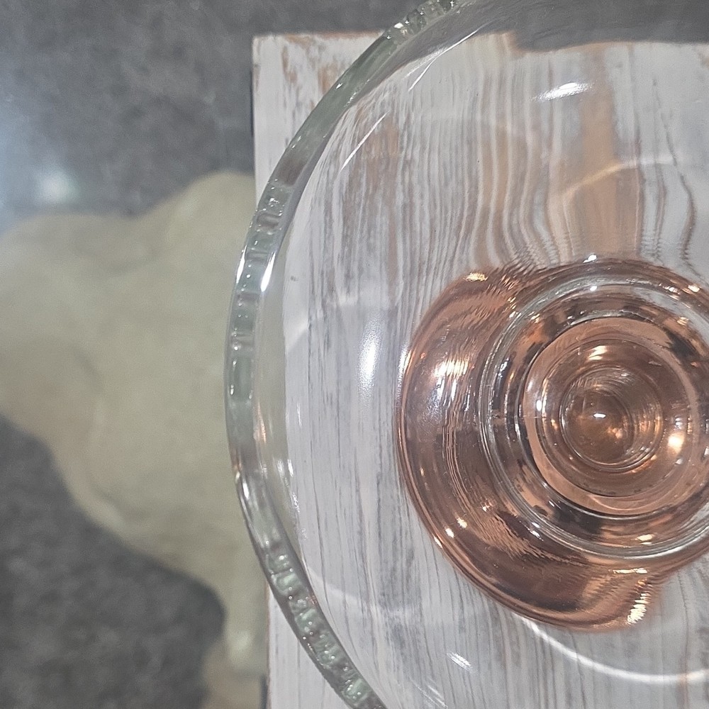 Copper Metal Yo-Yo Modern Design with Clear Elements