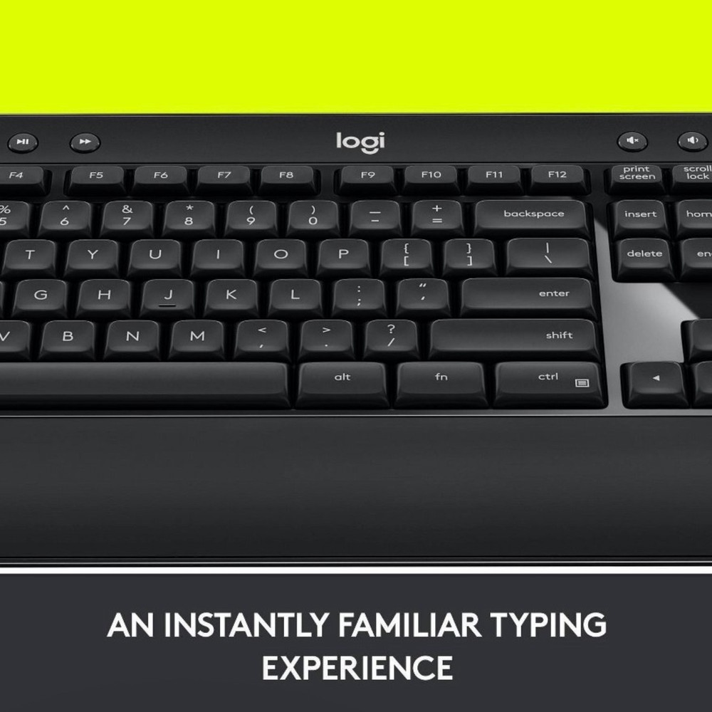 NEW Logitech MK545 Advanced Wireless Keyboard & Mouse Combo Full Size - Black