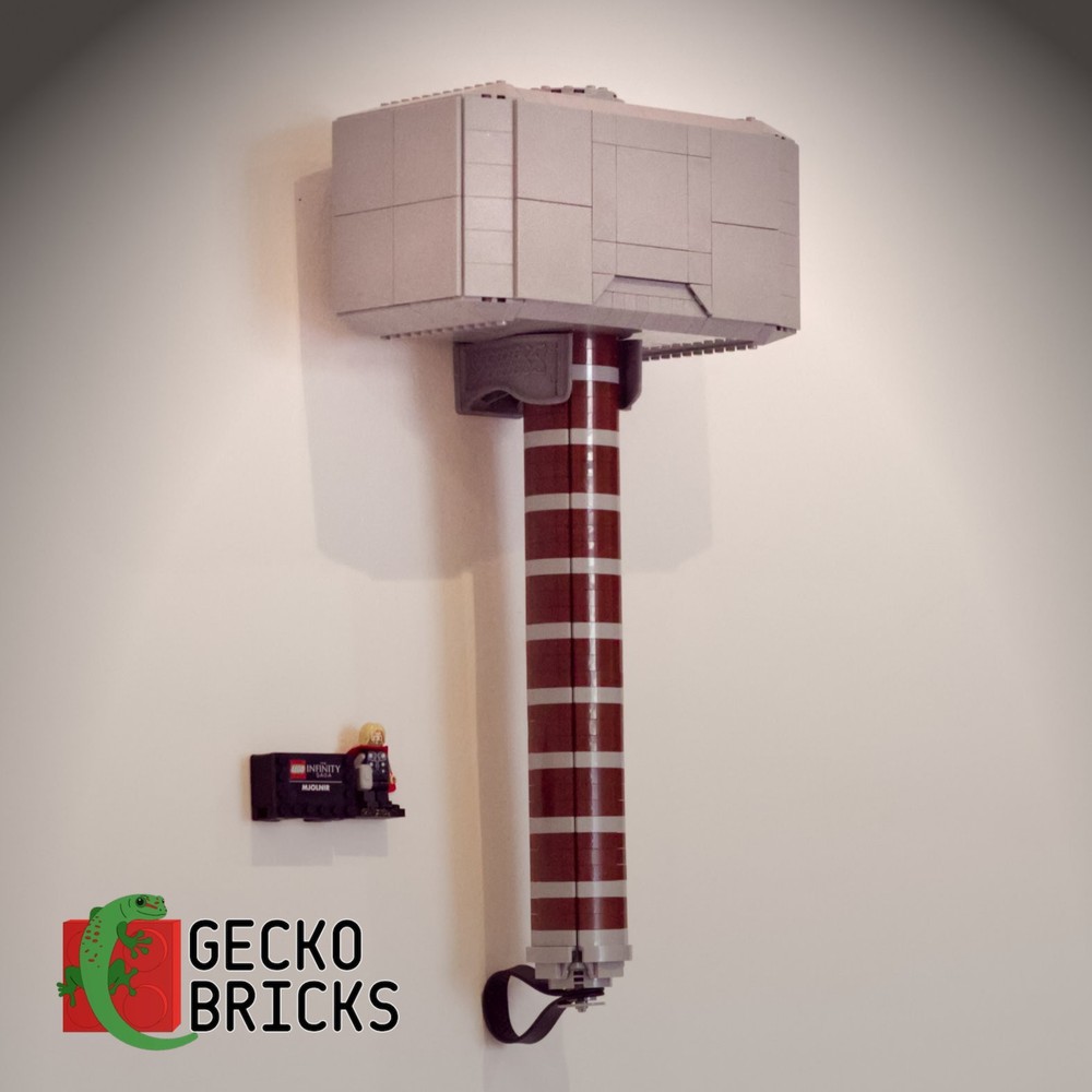 Wall Mount Display FOR THOR'S HAMMER 76209 MARVEL