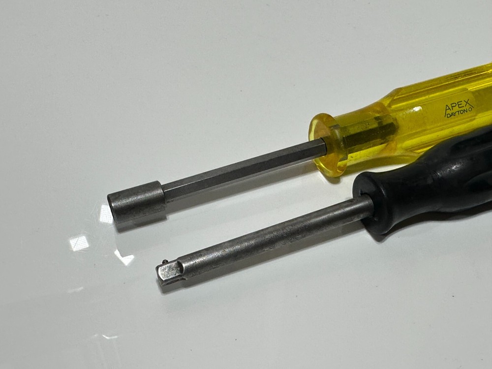 Apex USA 2pc 1/4" Drive Socket Spinner Handle & 1500-P Screwdriver Bit Holder