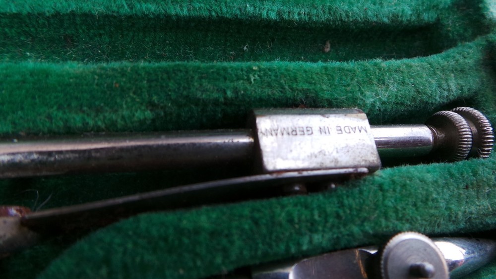 Precision No 12 MAPEO Germany Steel Engineering Compass Set drafting drawing