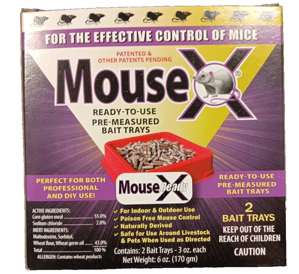 MouseX  For Mice/Rats Killer  2 pk