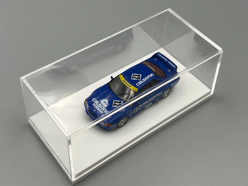 Quality Car Display Case White Plastic Base 1/64 scale
