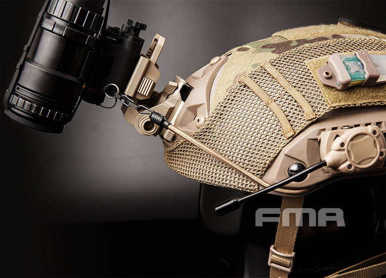 FMA Fixed NVG VAS ARC Hook Loop Bungees Replacement for Helmet TB1252 BK/DE/FG