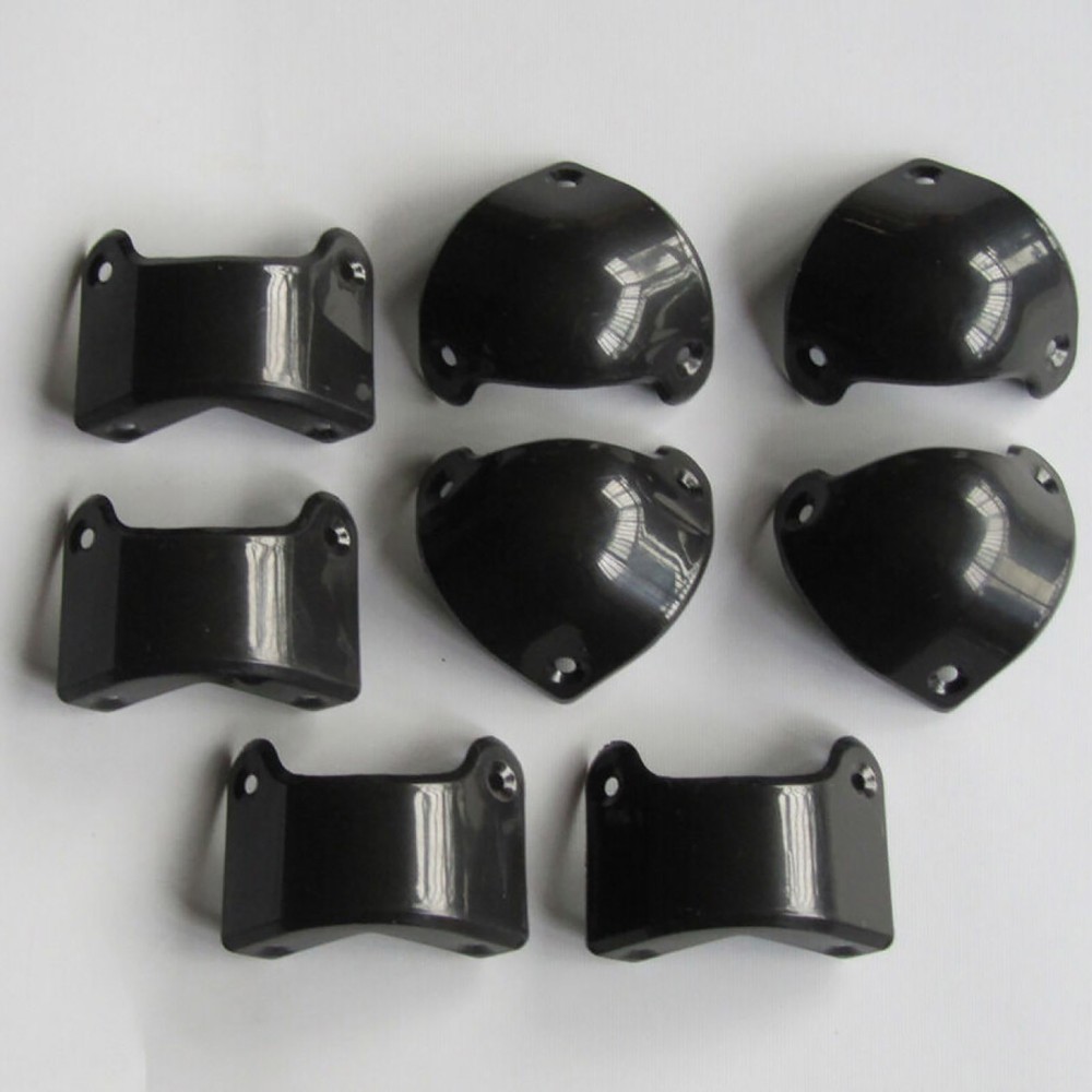 8Pack Front Rear Black Plastic Guitar AMP Amplifier Cabinet Corner For Marshall
