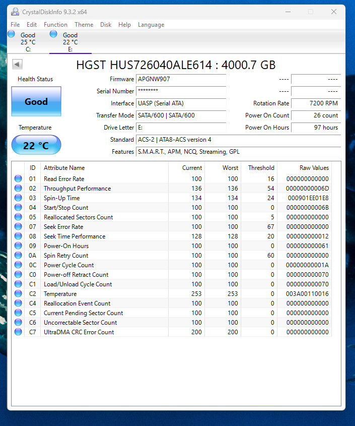 G-Technology G-Drive 4TB Desktop External HDD |with No power adapter