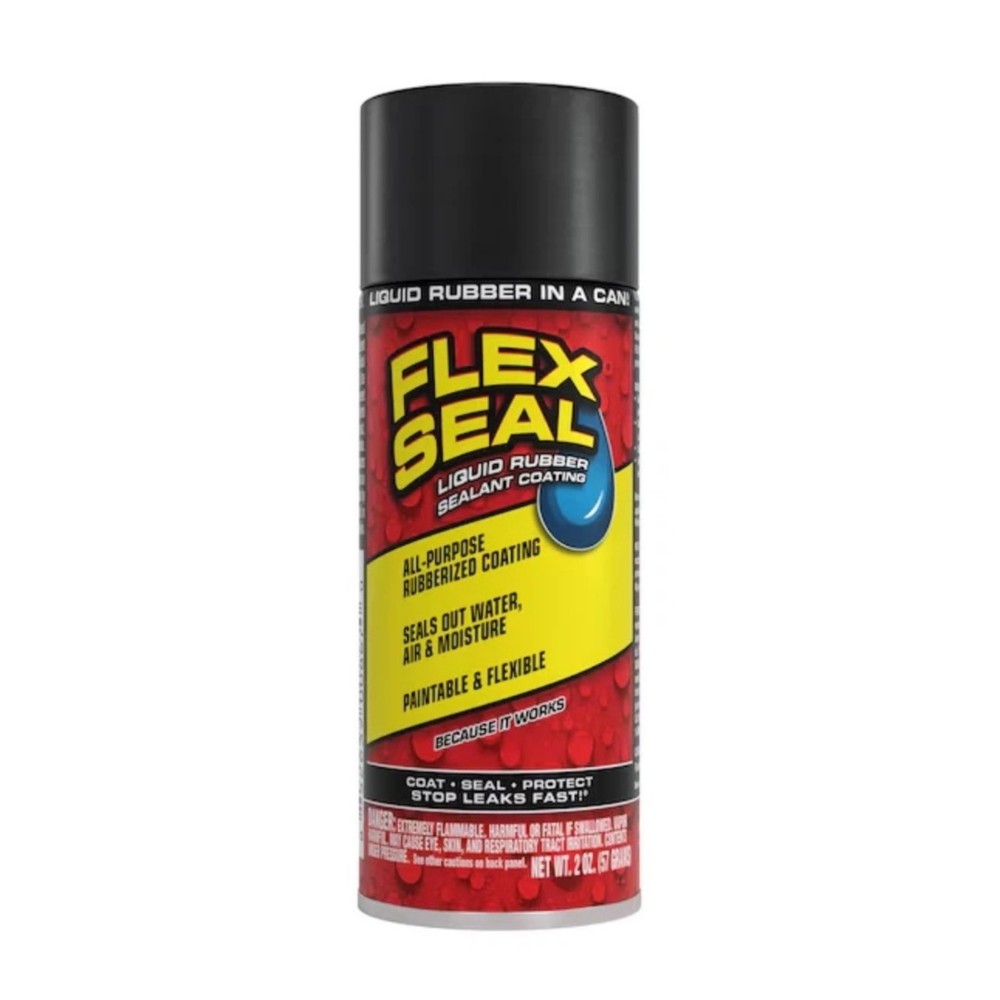 Flex Seal Small Black Spray 5oz Waterproof Rubber Coating 4 Pack