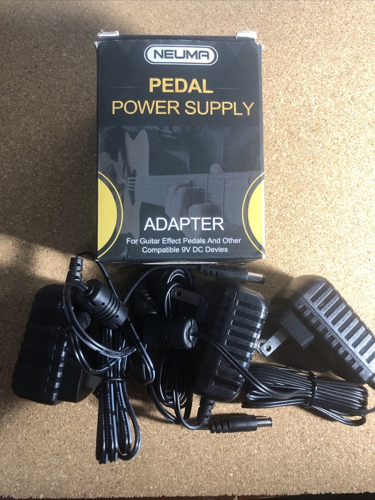 Guitar Effect Pedal  1A 9V DC Adapter Power Supply 3 Pack