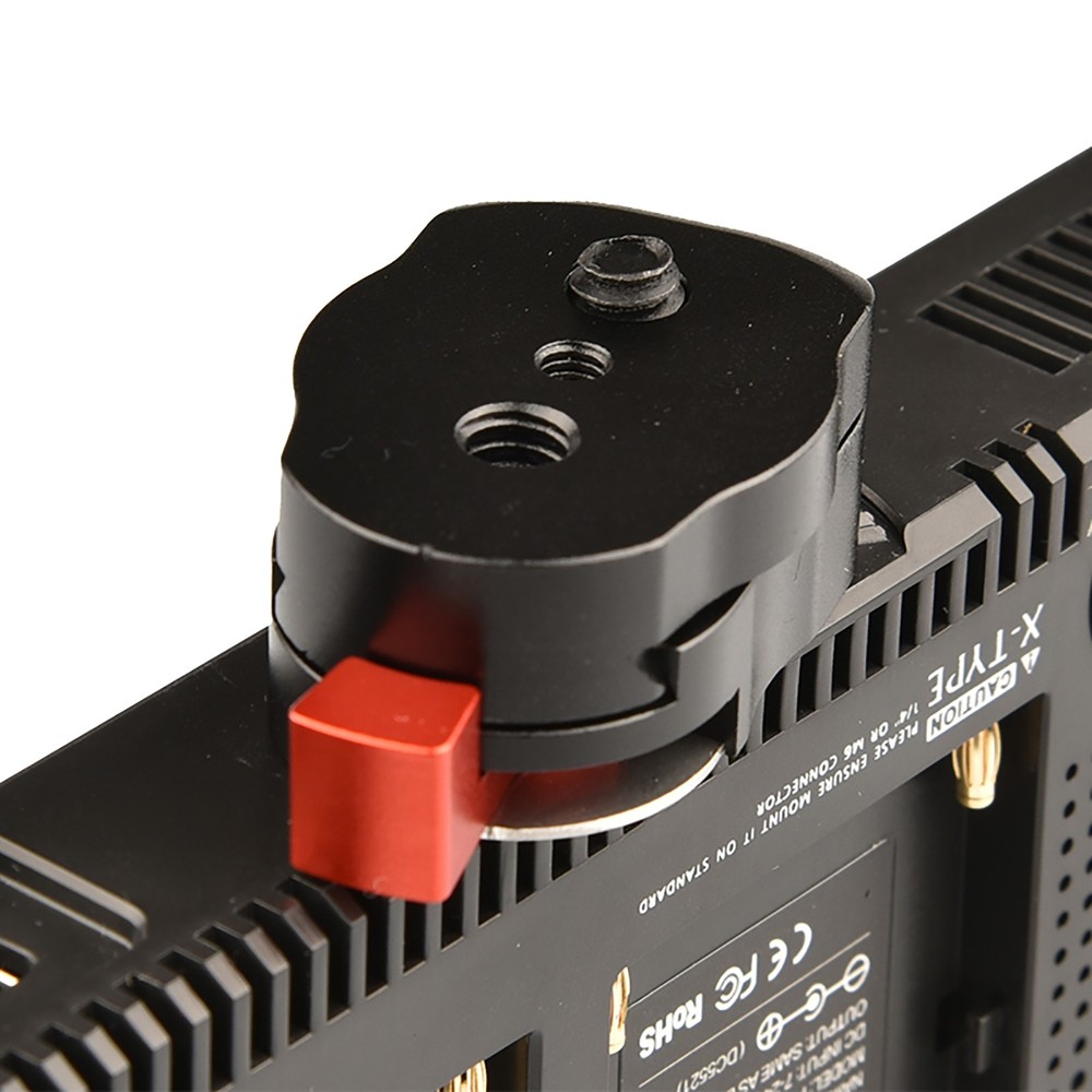 Mini Quick Release Plate System with 1/4" Screw for Camera Tripod Video Monitors