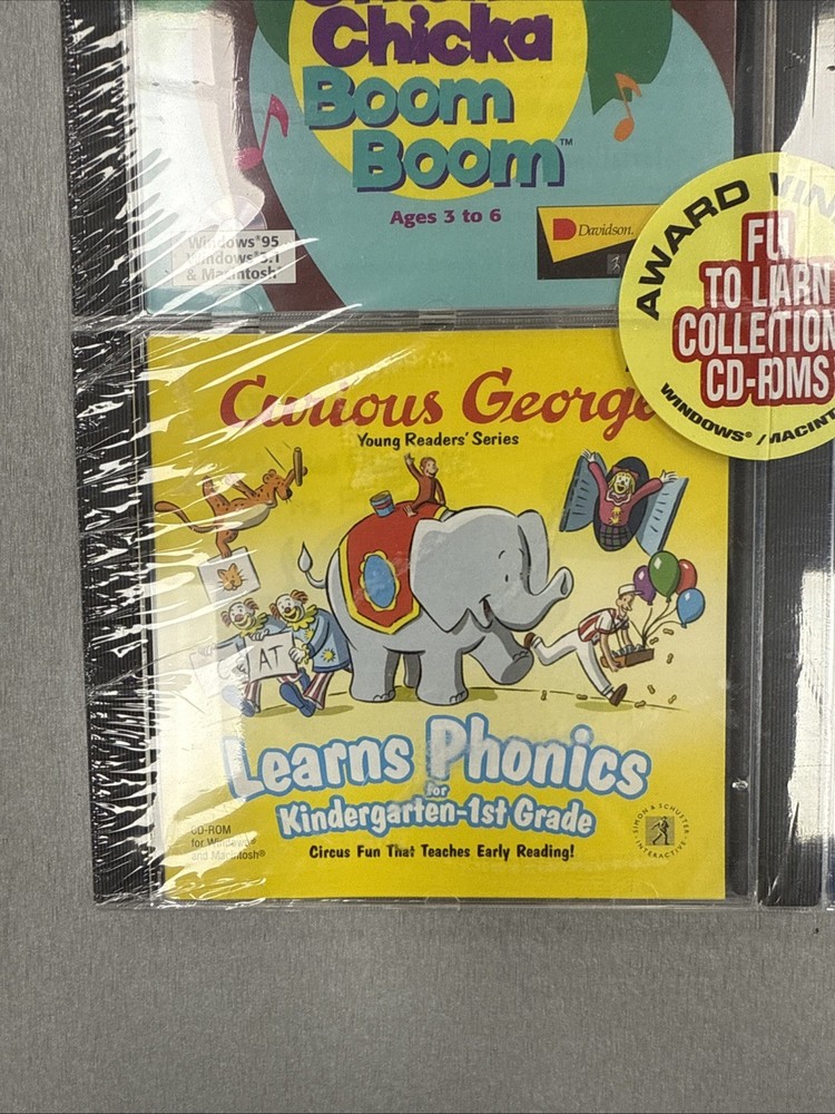 Fun To Learn Collections 4 CD-Rom Set for Windows/Macintosh