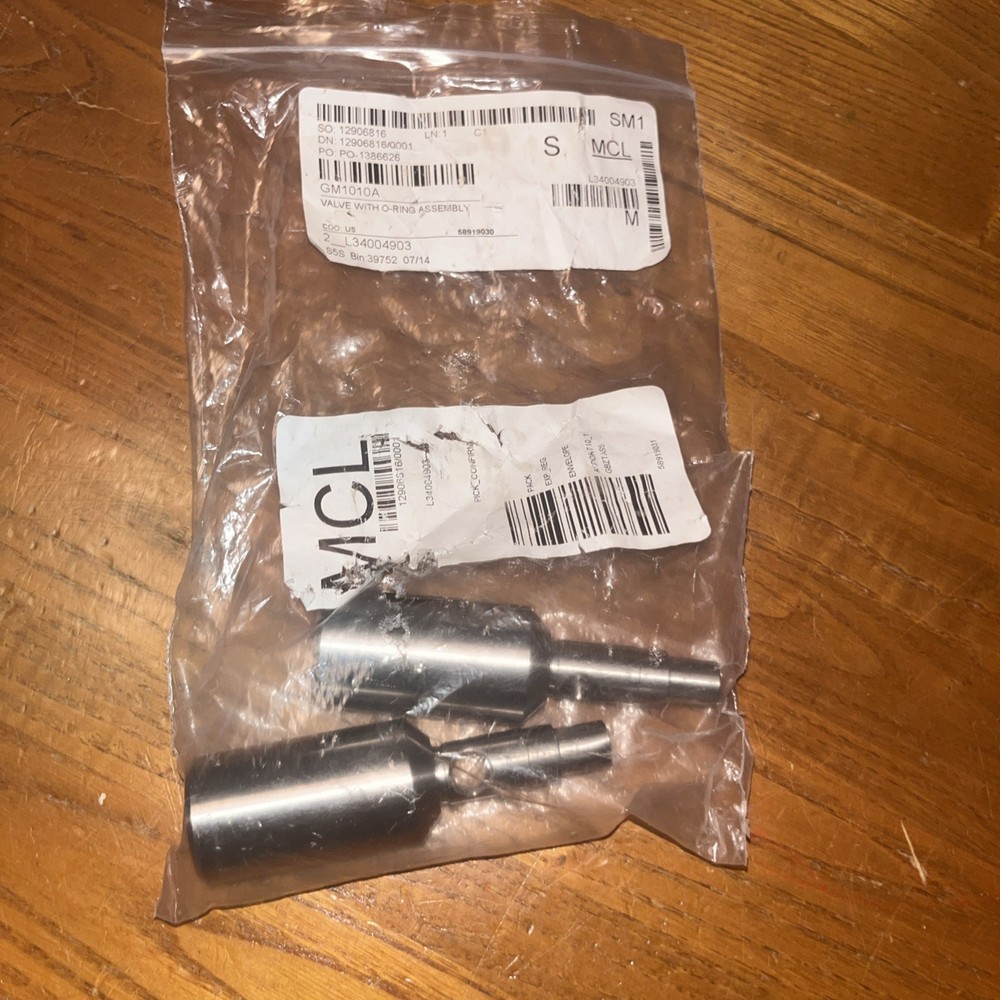 (2) 1010A Grindmaster Cecilware Valve With O-Ring Assembly Genuine OEM GM1010A