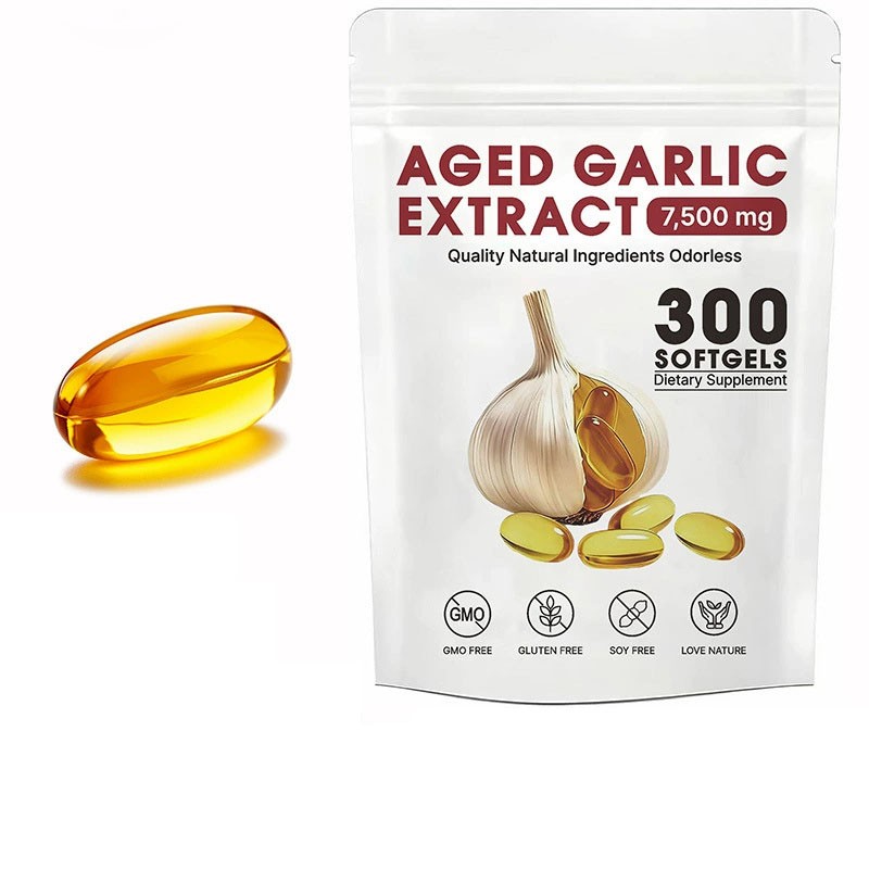 Elare Aged Garlic Extract, 300 Softgels, 7500mg Odorless Heart & Immune USA Hot
