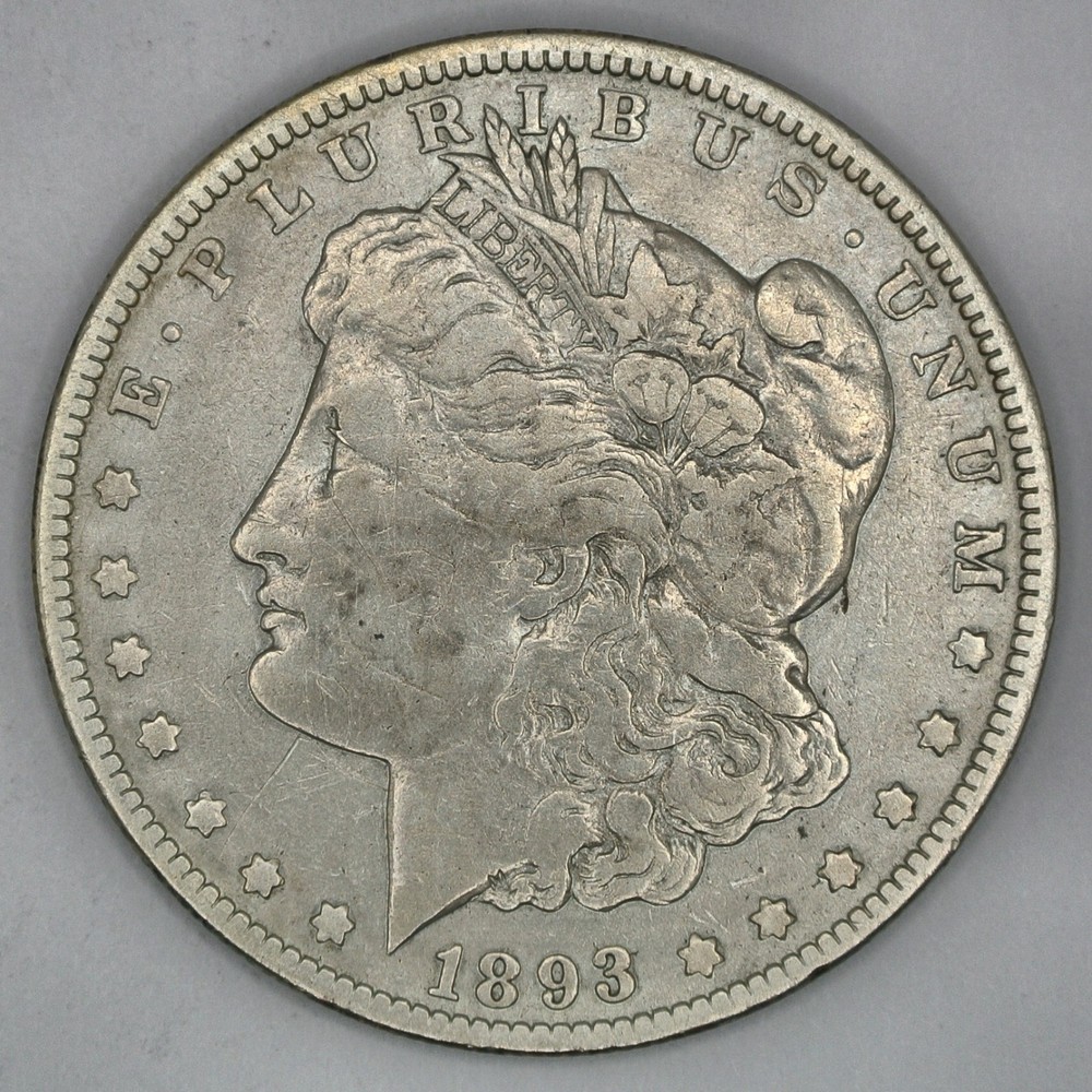 1893-O Morgan Silver Dollar