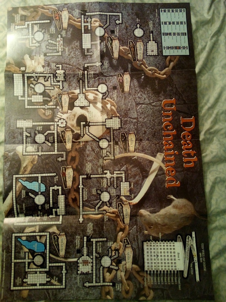 Dungeons & Dragons Ravenloft Death Unchained VG Condition with Map