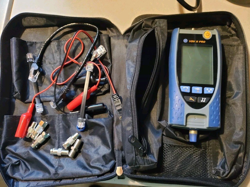 IDEAL NETWORKS VDV II PRO CABLE VERIFIER Tester & Cables Case Attachments