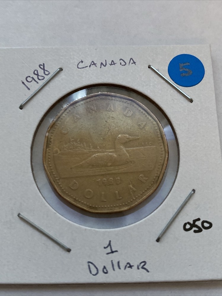 1988 Canada 1 Dollar Coin