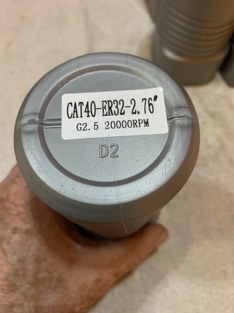 8 Pk CAT40-High Precision End Mill Tool Holders