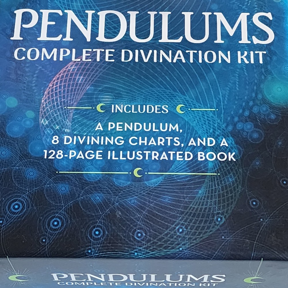 Pendulums For Complete Divination Kit Dowsing Techniques Set New Sealed Divining