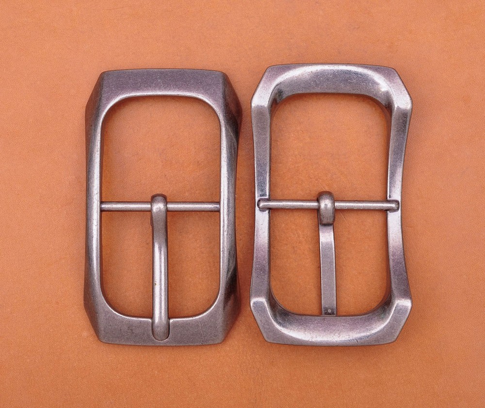 Arch Solid Rectangular Antique Silver Center Bar Pin Belt Buckle Fit 32mm Strap