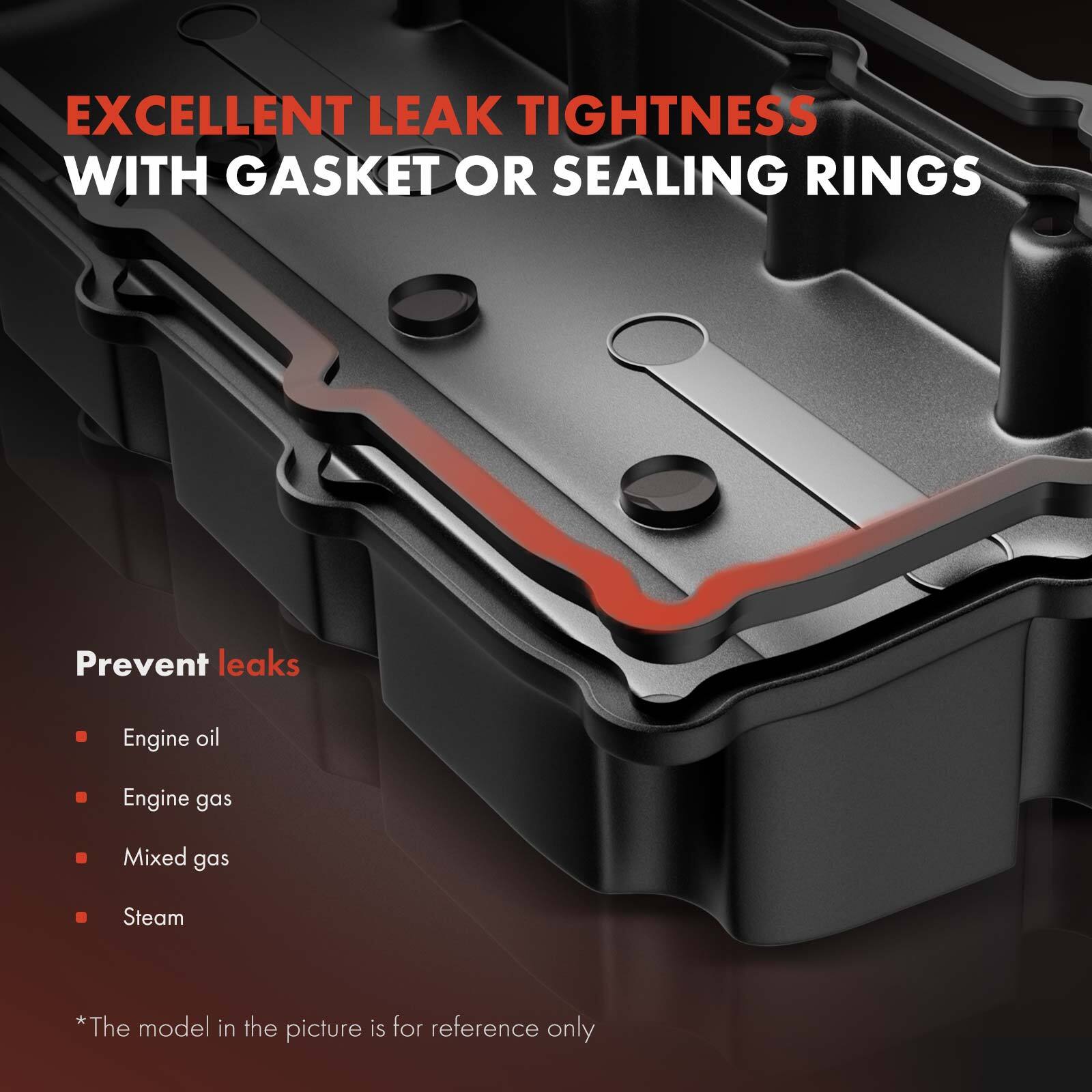 Engine Valve Cover with Gasket for Nissan Altima 2007-2013 Sentra Rogue L4 2.5L