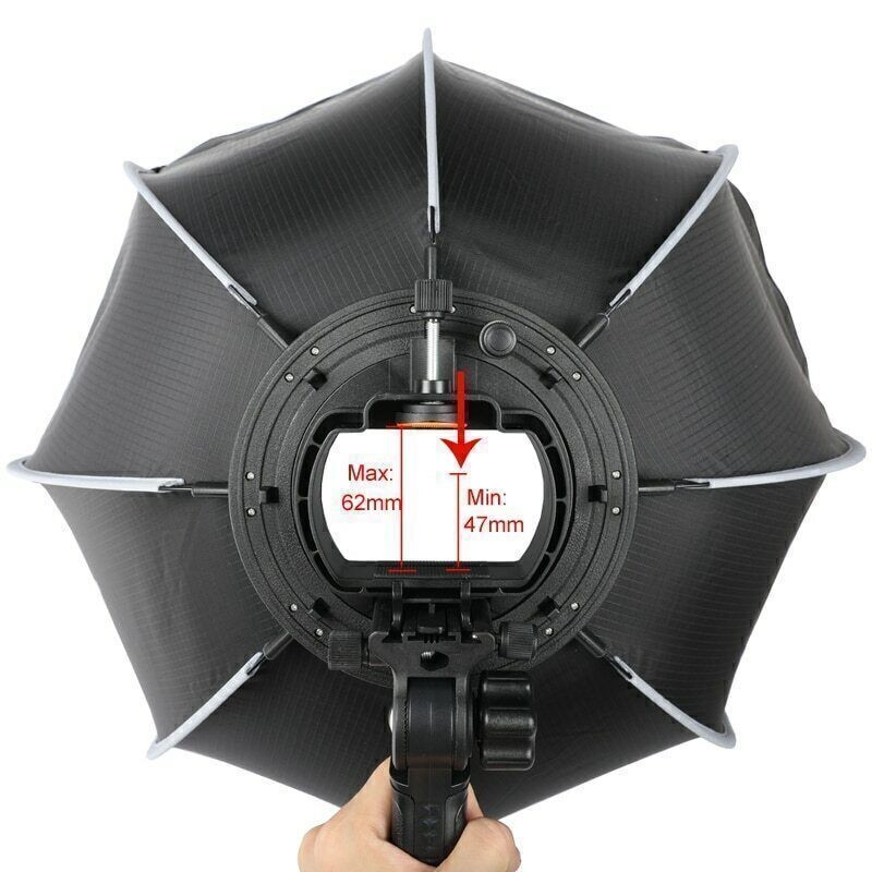 Triopo 65cm Flashlight Handgrip Umbrella Speedlight Flash Octagon Softboxes Box