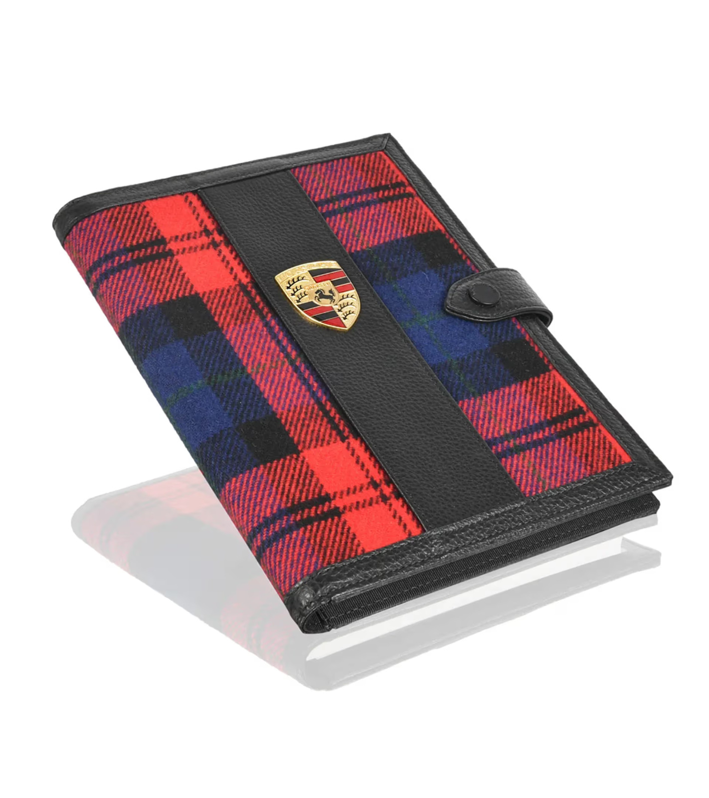 Genuine Porsche Document Wallet Tartan Fabric PCG48091100 NEW