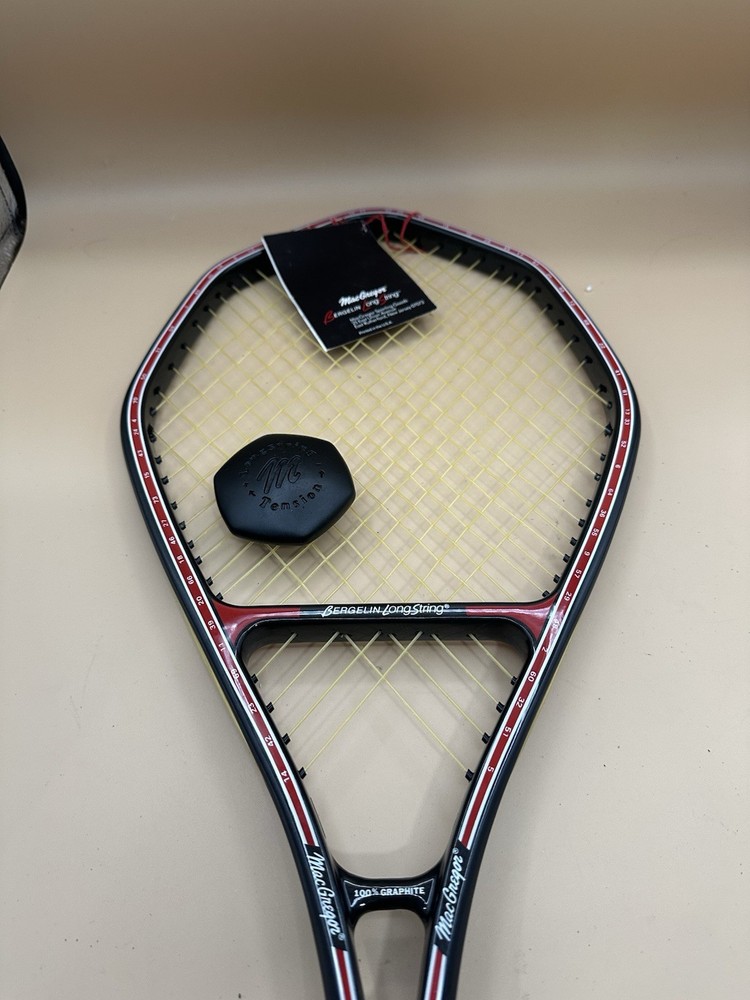 Vintage MacGregor "Bergelin Long String" graphite tennis racquet EX. Cond